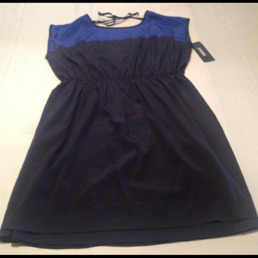 DKNY 2 tone color dress